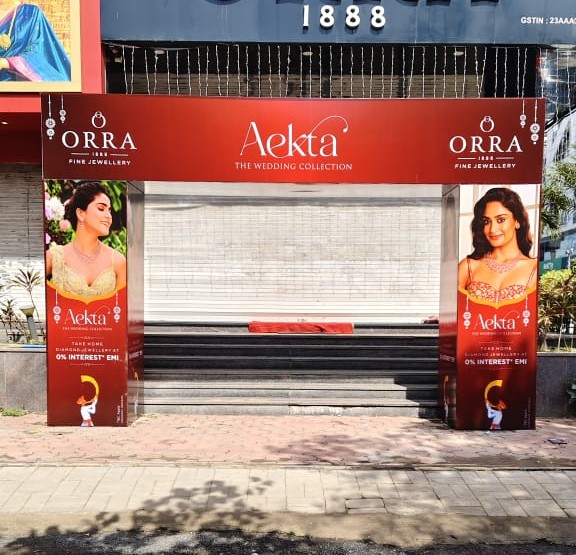 ORRA Jewellery store activation